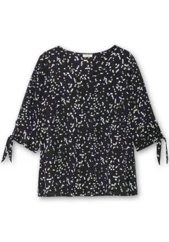 Tunika mit Print und Knotendetail am Ärmel