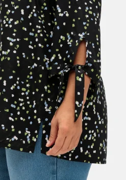 Tunika mit Print und Knotendetail am Ärmel