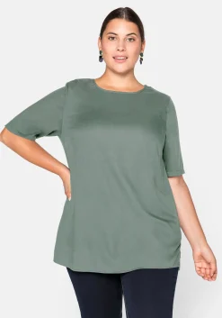 Tunika mit Rundhalsausschnitt und Rückenpasse