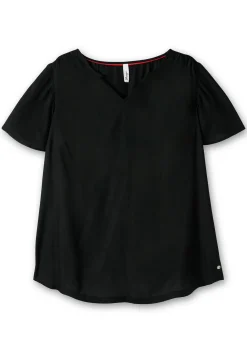 Tunika mit weitem Ärmel, in leichter A-Linie