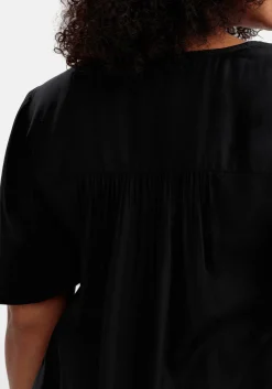 Tunika mit weitem Ärmel, in leichter A-Linie