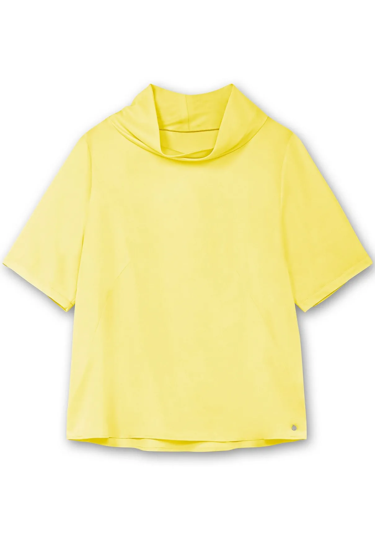 Tunika mit weitem Stehkragen, leicht schimmernd