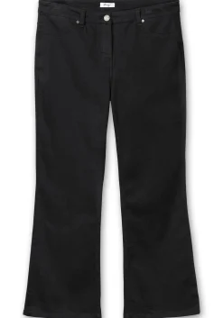 Twillhose in Bootcutform mit Shaping-Einsatz