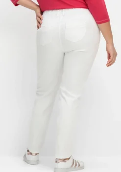 Twillhose mit Schlupfbund, in schmaler Beinform