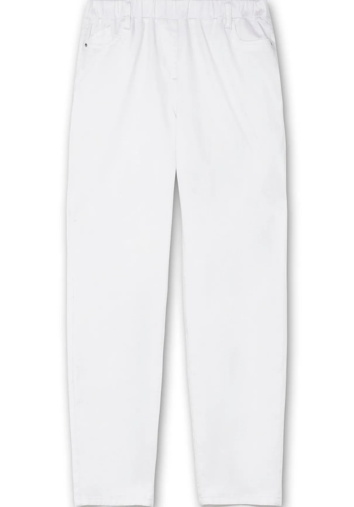 Twillhose mit Schlupfbund, in schmaler Beinform