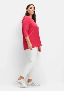 Twillhose mit Schlupfbund, in schmaler Beinform