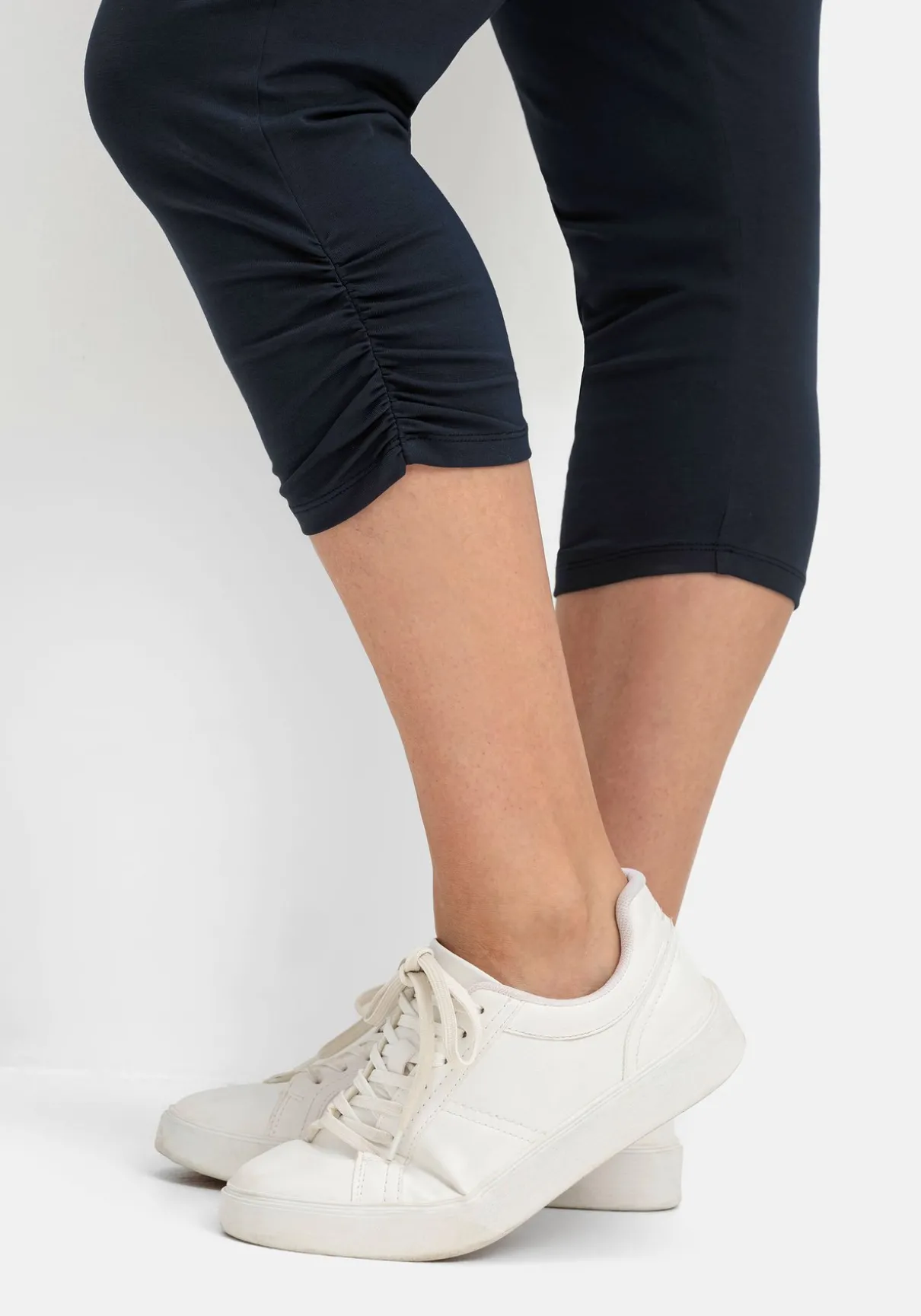 Umstands-Leggings in Caprilänge, mit Überbauchbund