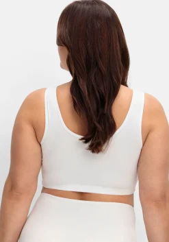 Verschlussloser BH ohne Bügel, mit Spitze