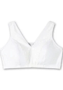 Verschlussloser BH ohne Bügel, mit Spitze