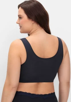 Verschlussloser BH ohne Bügel, mit Spitze