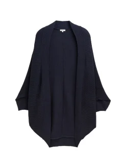 Verschlussloses Strickcape in Zipfelform