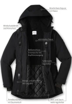 Wasser- und winddichte Outdoorjacke