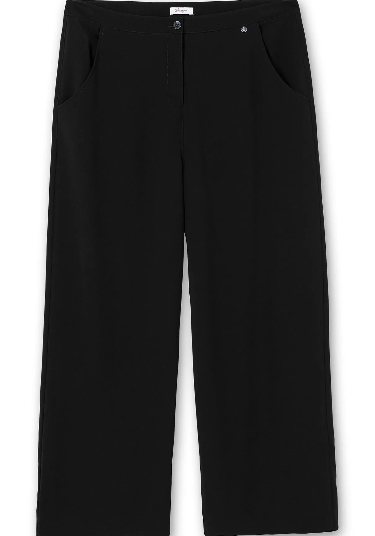 Weite High-Waist-Hose im Curvy-Schnitt ELLA