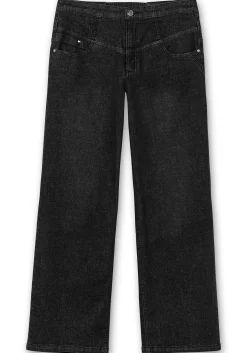 Weite High-Waist-Jeans im Curvy-Schnitt ANNE
