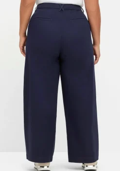 Weite Hose im Chino-Stil, aus leichtem Twill