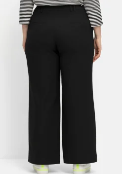 Weite Hose im Curvy-Schnitt ELLA mit Bundfalten