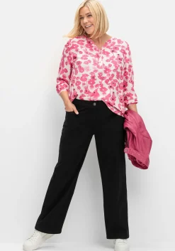 Weite Hose im Curvy-Schnitt ELLA