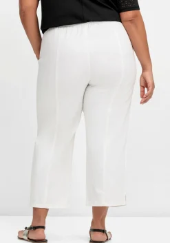 Weite 7/8-Hose mit Gummizugbund