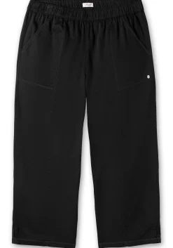 Weite 7/8-Hose mit Gummizugbund