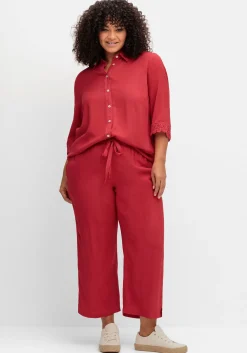 Weite Hose mit Schlupfbund, knöchelfrei