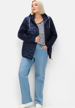 Weite Jeans im Curvy-Schnitt ELLA, mit Teilgummibund