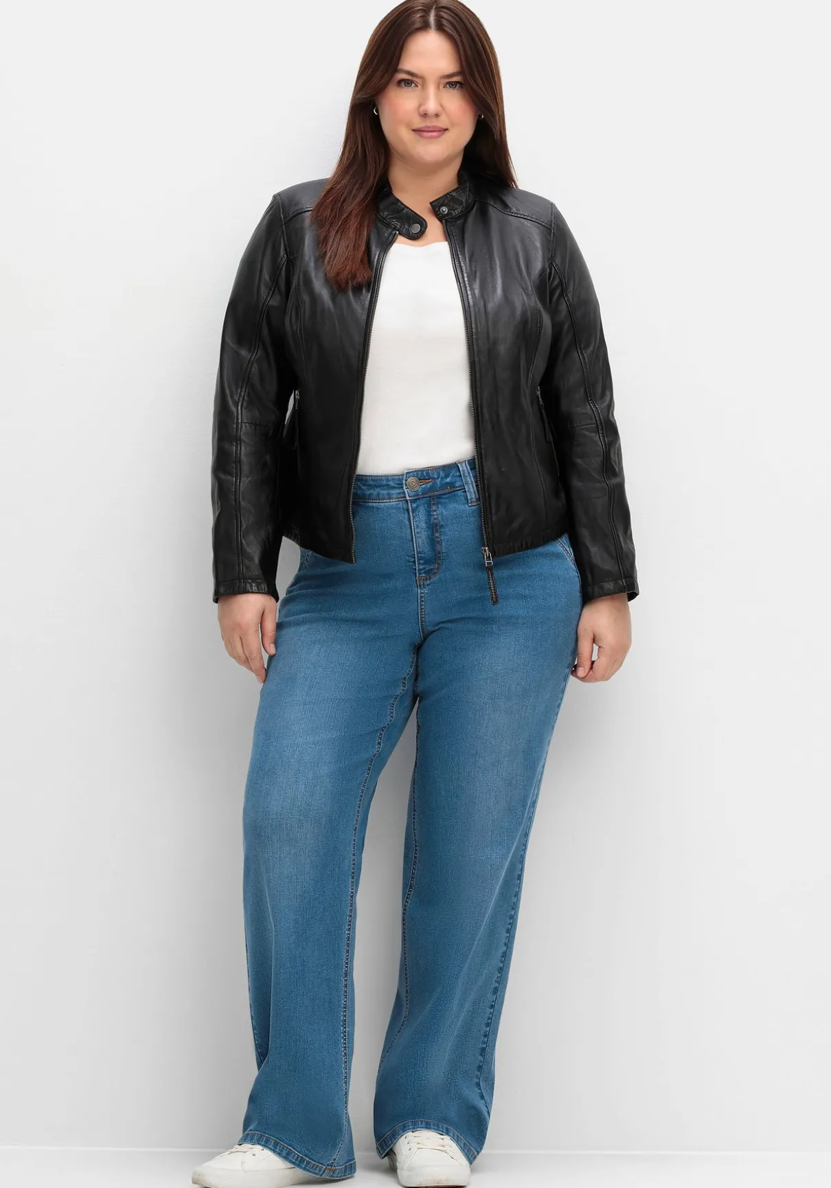Weite Jeans in Curvy-Schnitt ELLA
