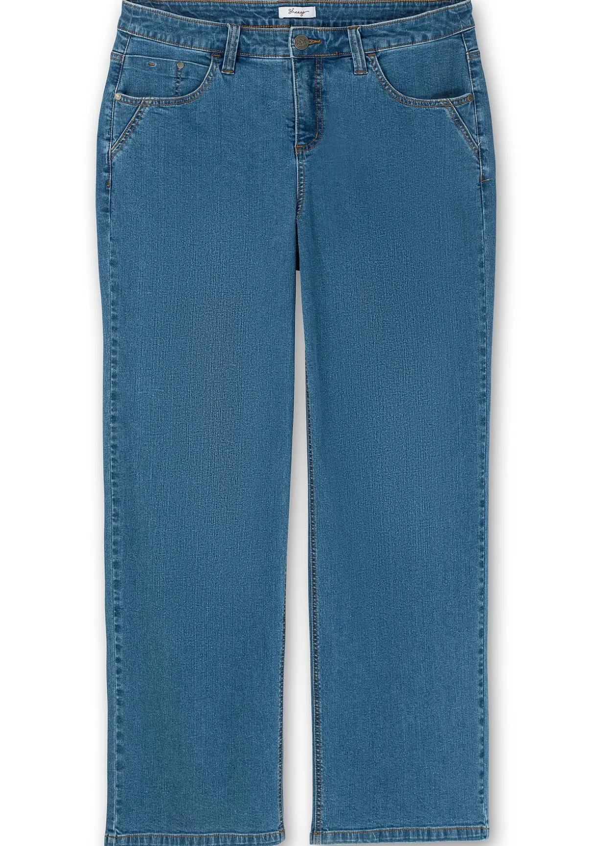 Weite Jeans in Curvy-Schnitt ELLA