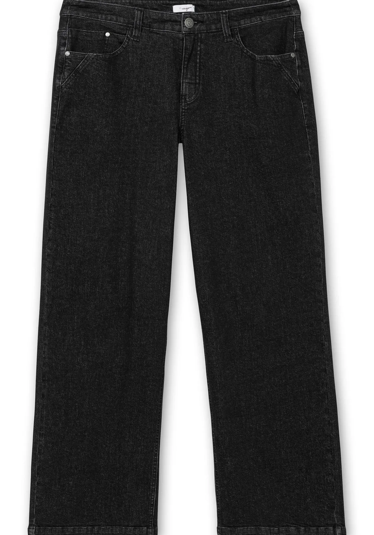 Weite Jeans in Curvy-Schnitt ELLA