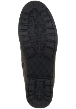 Weitschaftstiefel aus Leder mit Schnürung