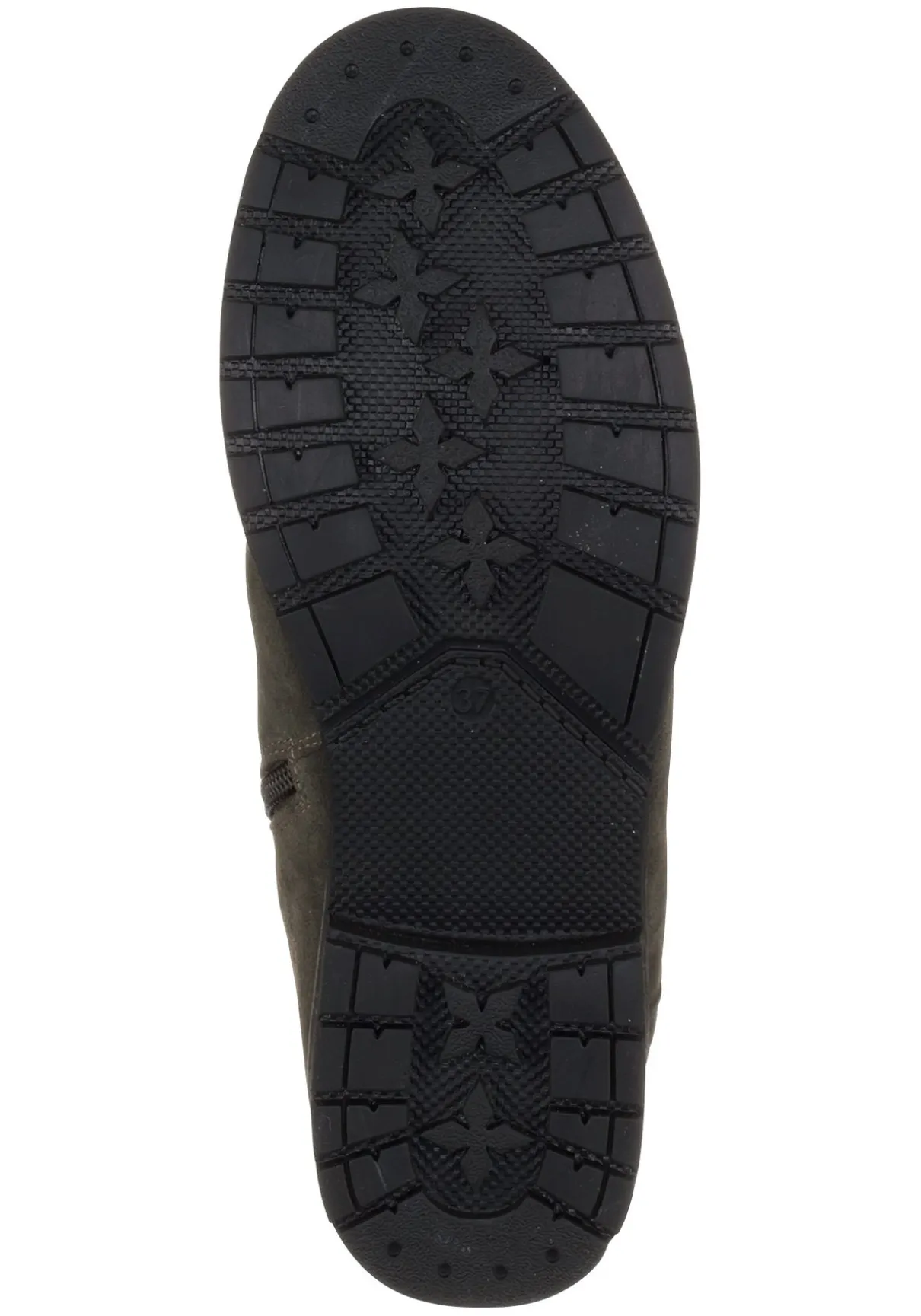 Weitschaftstiefel aus Leder mit Schnürung