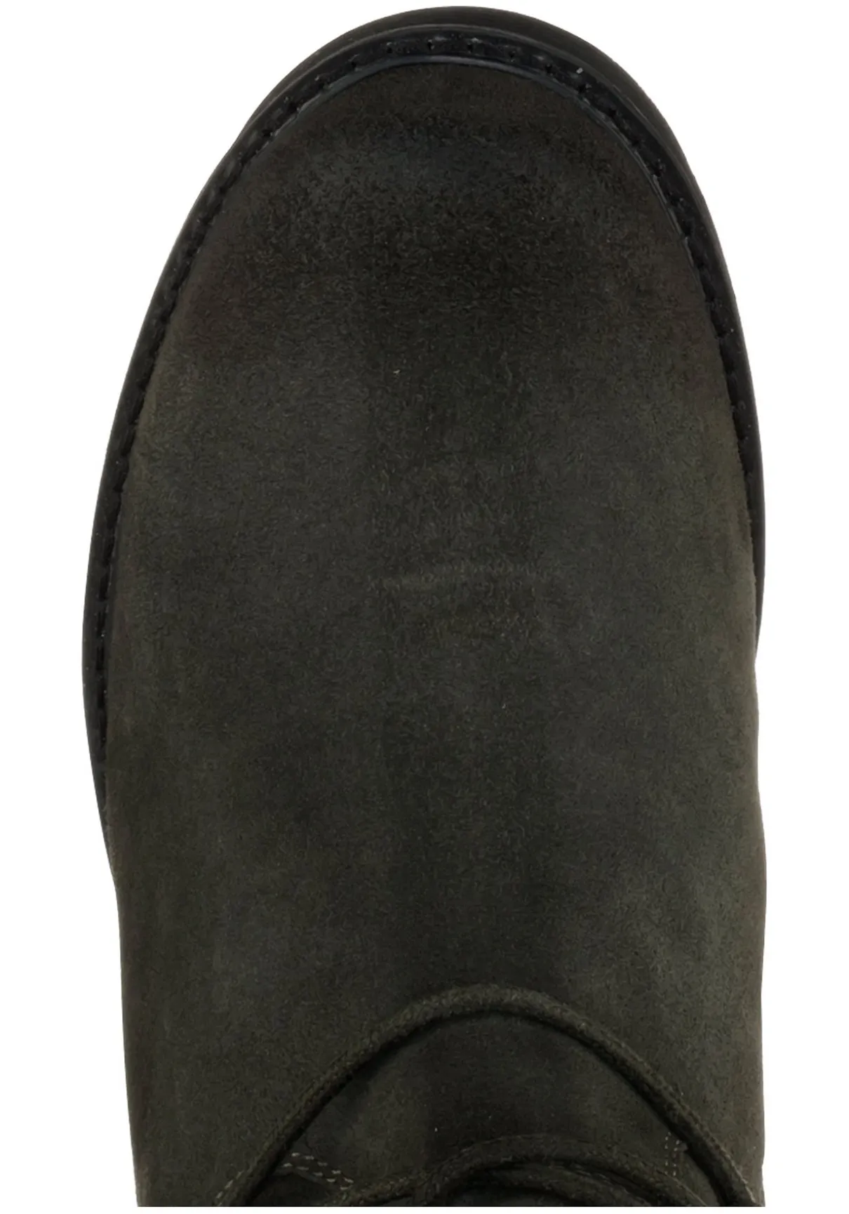 Weitschaftstiefel aus Leder mit Schnürung