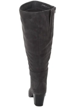 Weitschaftstiefel mit Stretch-Einsatz, in 3 Schaftweiten