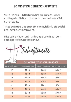 Weitschaftstiefel mit Stretch-Einsatz, in 3 Schaftweiten