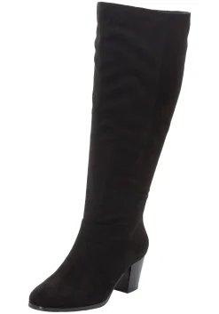 Weitschaftstiefel mit Stretch-Einsatz, in 3 Schaftweiten