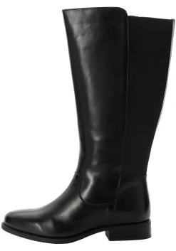 Weitschaftstiefel mit Stretch-Einsatz, in 3 Schaftweiten