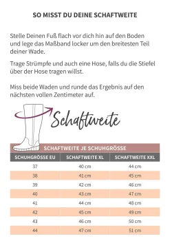Weitschaftstiefel mit Zierschnalle, im Materialmix