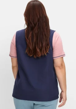 Weste aus Microfaser, mit Umlegekragen